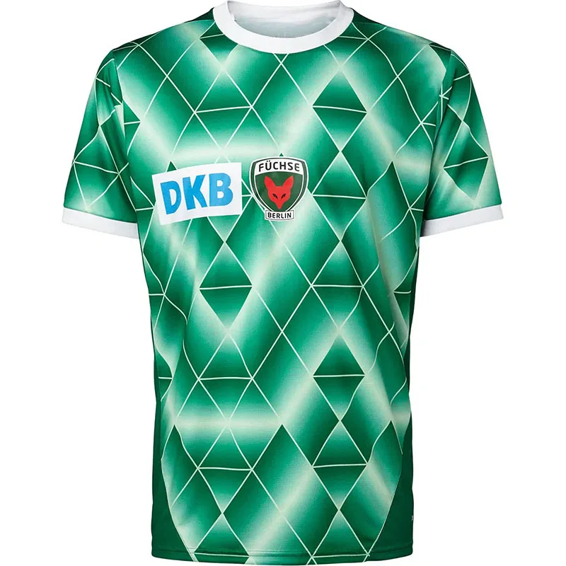 24/25 Füchse Berlin Udebanetrøje قميص كرة اليد ملابس رياضية موضة كبيرة الحجم للتدريب كرة اليد جيرسي تنفس الكبار والأطفال التي شيرت