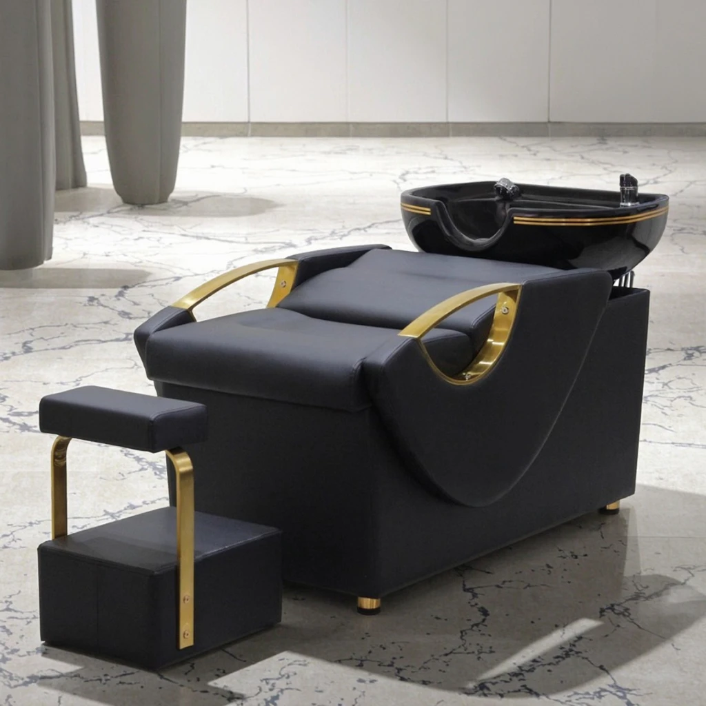 

Professional Hairdresser Shampoo Bed Chair Luxury Stylist Hair Salon Chairs Beauty Spa Furniture For Barber Shop