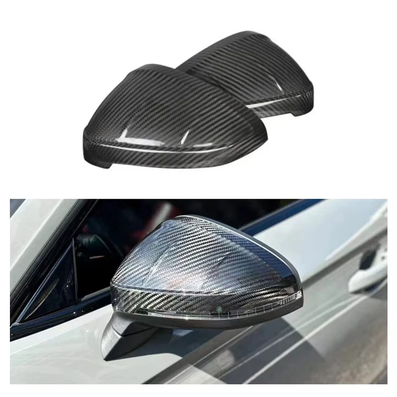 

For A5 S5 B9 Dry Carbon Fiber Mirror Covers Side Mirror Housing Body Kit