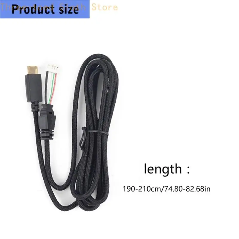 Kopfhörer-Reparaturkabel mit offenem Drahtende für USB-Typ-C-Neuverkabelung E74A – Detail 6