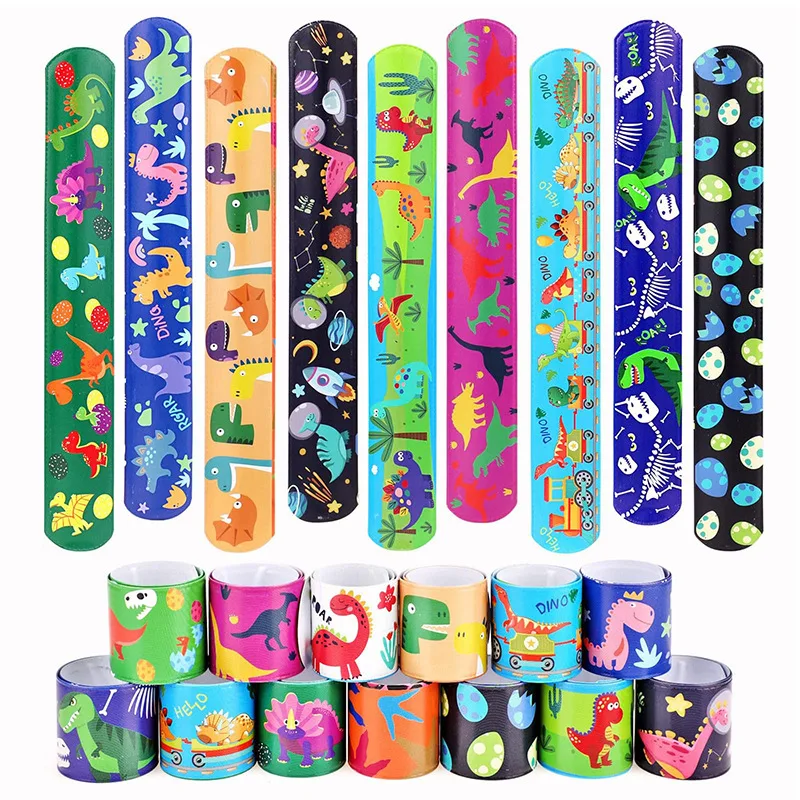 Schlagarmbänder für Kinder, Großpackung Armbänder mit Tiermotiven, Partygeschenke, Klassenzimmerpreise, Geburtstagsgeschenke, Geschenktütenfüller – Detail 4