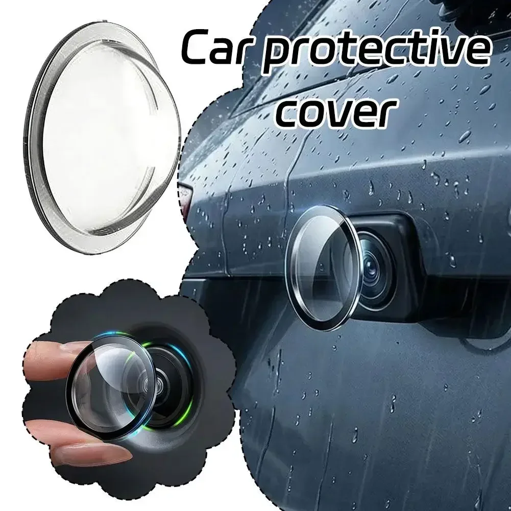 Universal Car Rear View Camera Lens Protector Set HD Waterproof Explosion Proof Film for Reverse Parking