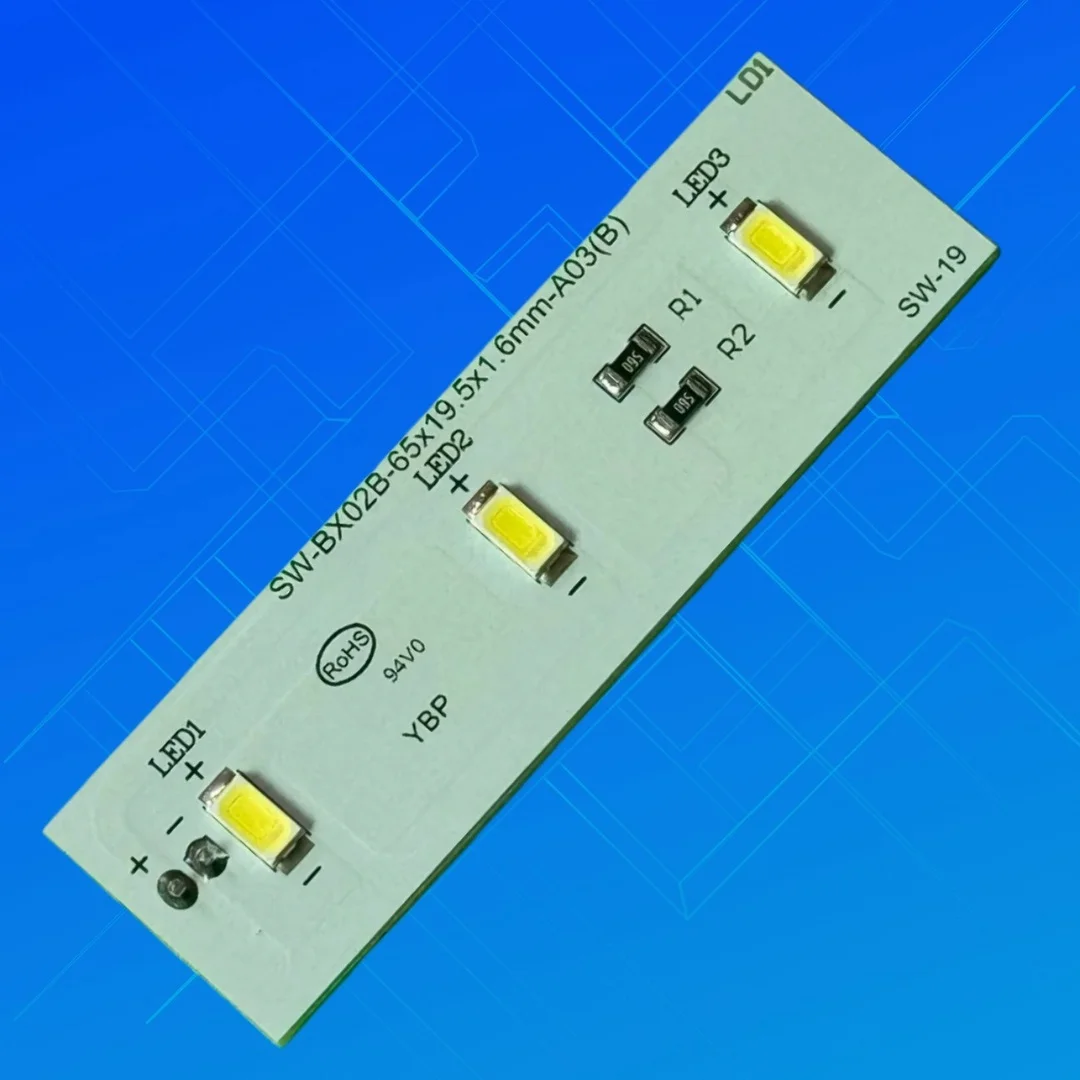 

LED Light Strip Replacement lamp for Electrolux Refrigerator ZBE2350HCA SW-BX02B SW-BX02B-65X19.5X1.6MM-A03(B)