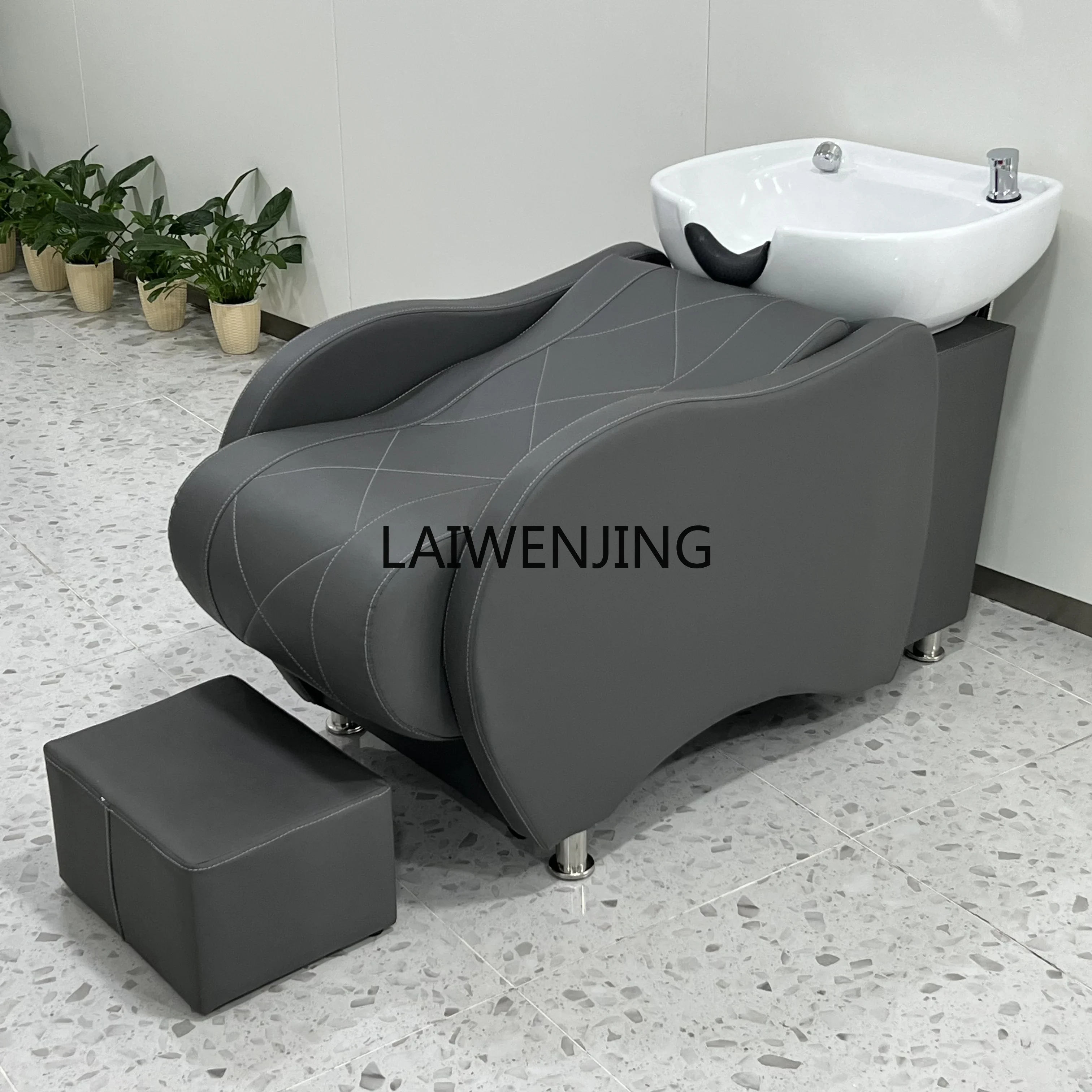 MJY semi-reclining hair salon barber shop special hair shampoo bed