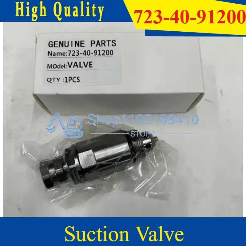 

Excavator Replacement Accessories XS200-7 Suction Valve 723-40-91200 723-90-61100 for Komatsu PC200-7 PC200-8