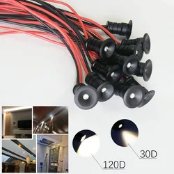 10mm Led Mini light 0.5W Recessed Spotlight Indoor Room Decorate Down Light Embedded Jewelry Display Cabinet Ceiling Spotlights