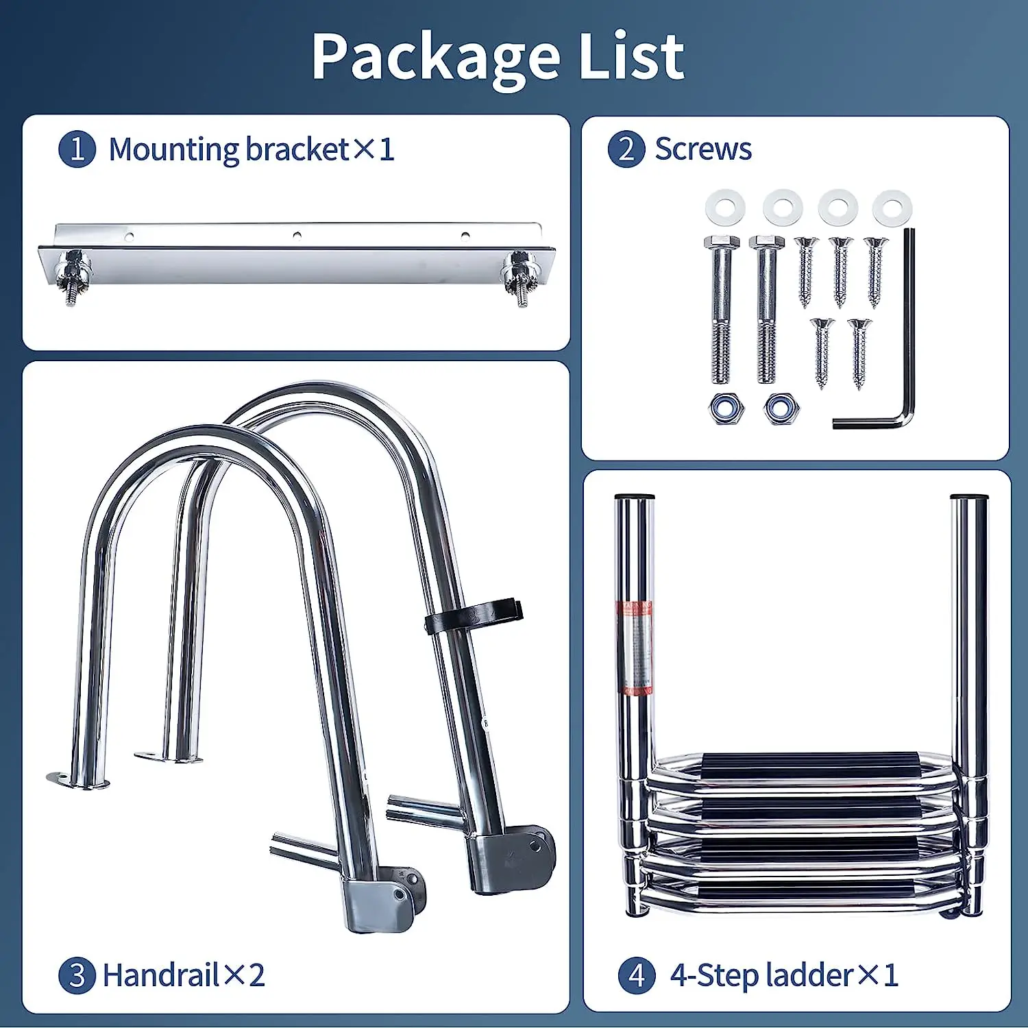 Telescopische Ladder Rvs Trapladder Vouwboot Ladder