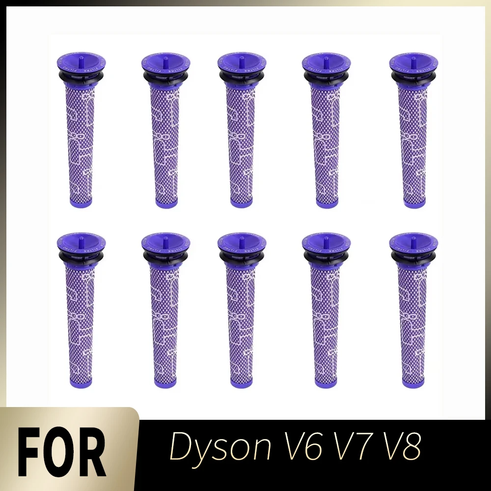 Filter Attachment Washable Reusable Replacement Parts Kit For Dyson V6 V7 V8 Absolute Animal Cordless Vacuum Household Cleaning