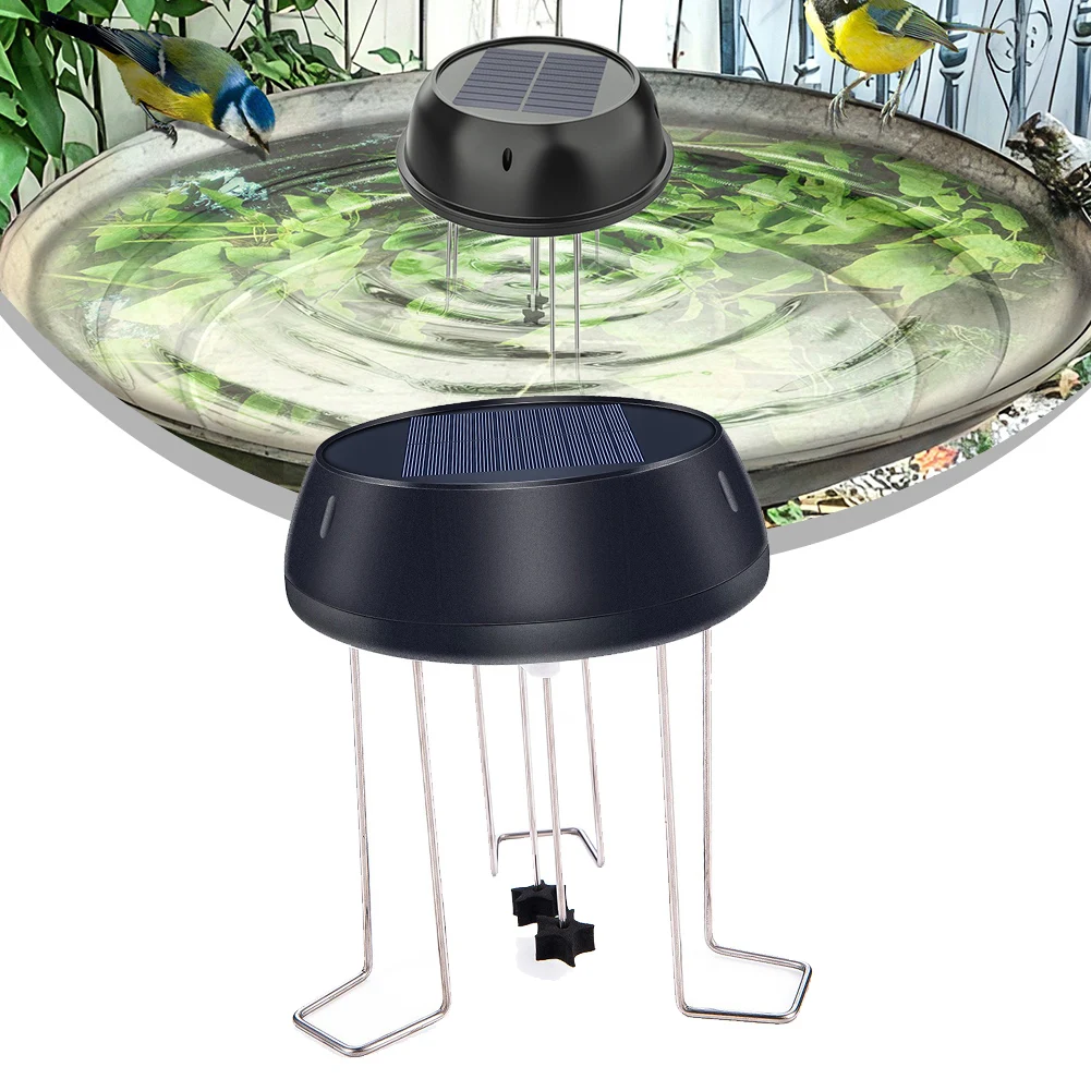 Solar Water Wiggler For Bird Bath Solar Powered Water Agitator Bubbler Bird Bath Water Mixer For Garden Pond Decoration