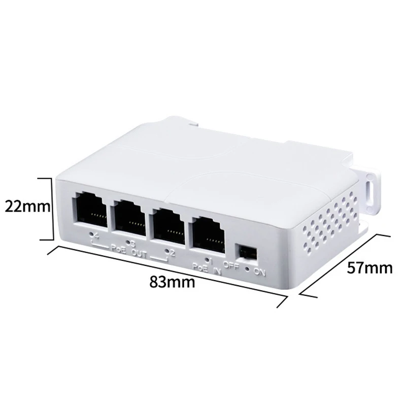 4 Port PoE Extender Waterproof Poe Repeater For IP Port Transmission Extender For POE Switch NVR IP Camera