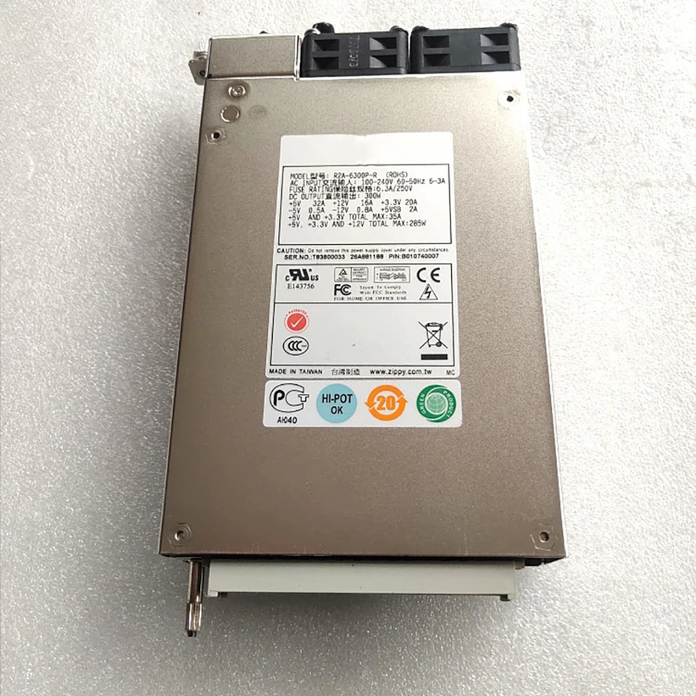 R2A-6300P-R For Zippy Server Power Supply B010740007 300W