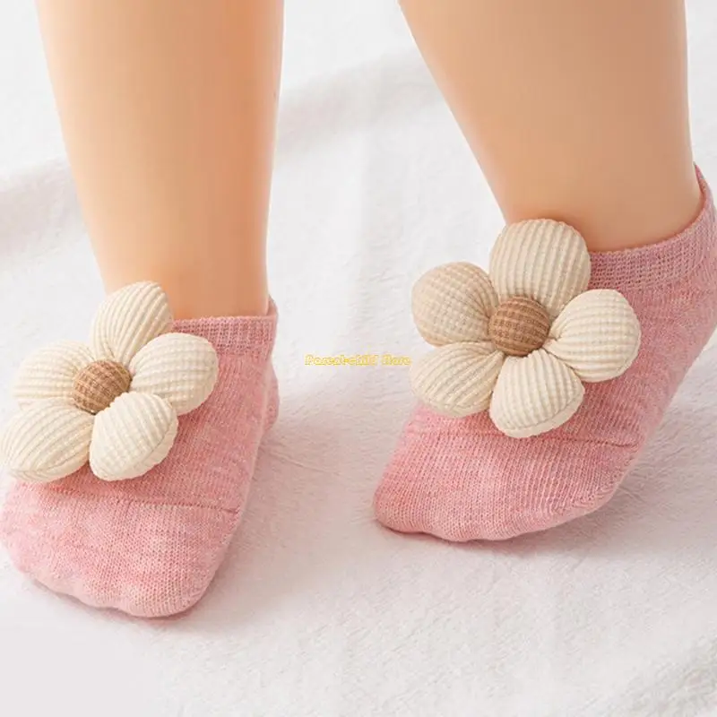 

WXTD Kids Socks Ankle Socks Spring Autumn Flower Socks for Toddlers Infant Newborns Breathable Cotton Socks Thin Socks