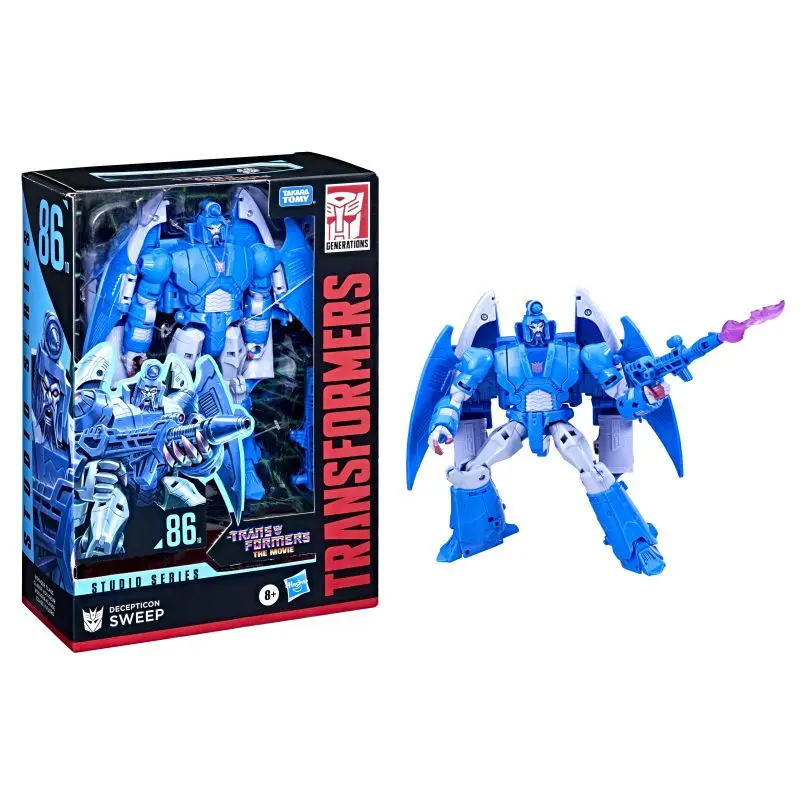 In Stock Hasbro Original 18cm Action Figure Transformers Studio Series SS86 Voyager Sweeps Collectible Model Toy Gifts