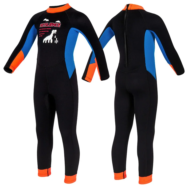 2.5Mm Children's Swimsuit Swimming Lesson Diving Suit Swimming Cold-proof One-piece Warm Swimsuit Quick-drying Warm Swimsuit