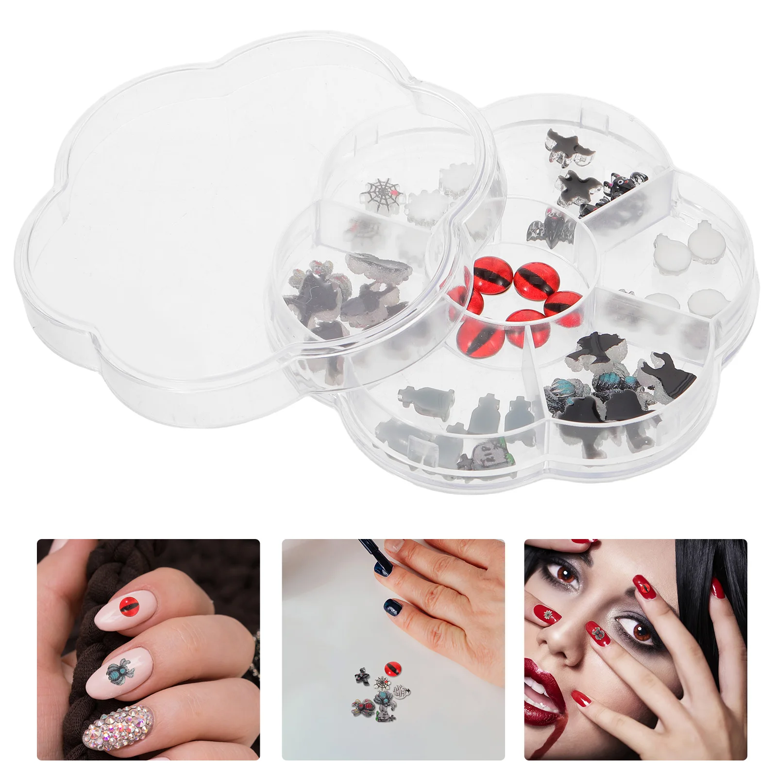 

Halloween Nail Ornament DIY Charms Art Stickers Cute Girls Resin Accessories Jewelry