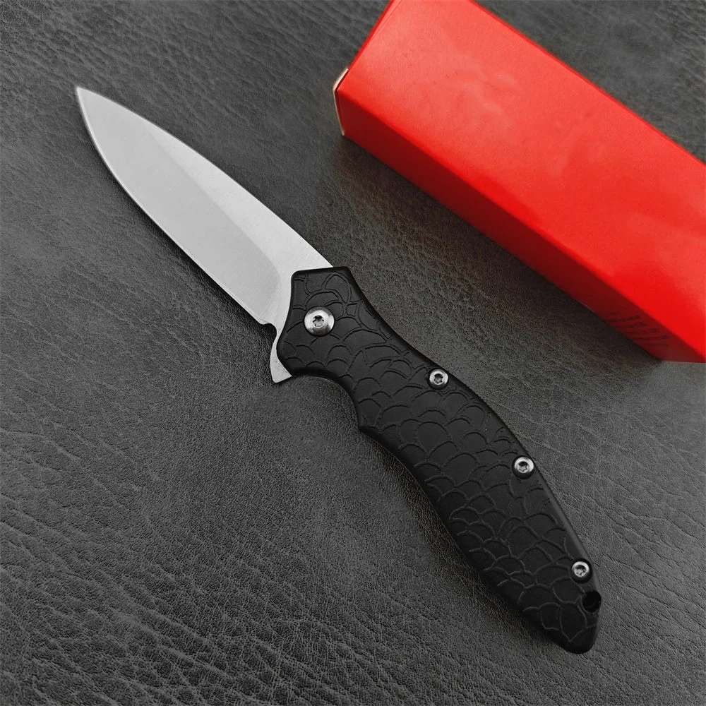 KS 1830 Folding Knife High Quality 8Cr13Mov Blade Nylon Fiber Handle Pocketknife Outdoor EDC Hunting Cutting Camping Knife