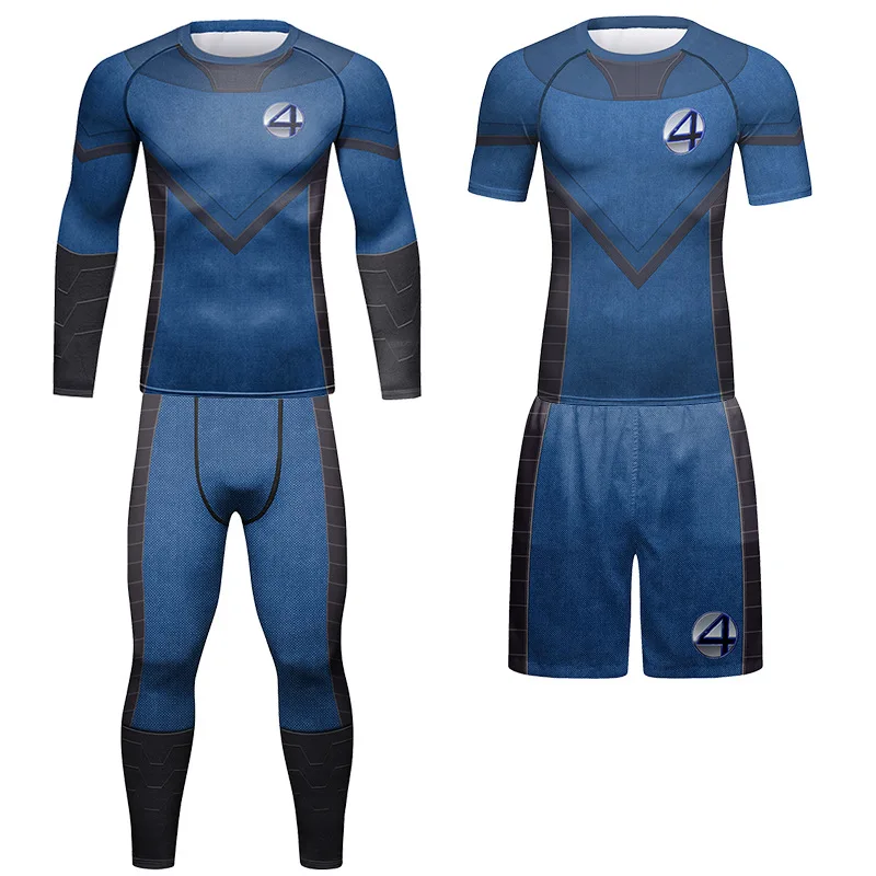 Conjunto de compresión Mma Boksen Rashguard Muay Thai Jiu Jitsu Kickboksen Trainingspak, deporte para correr, Fitness, gimnasio, entrenamiento