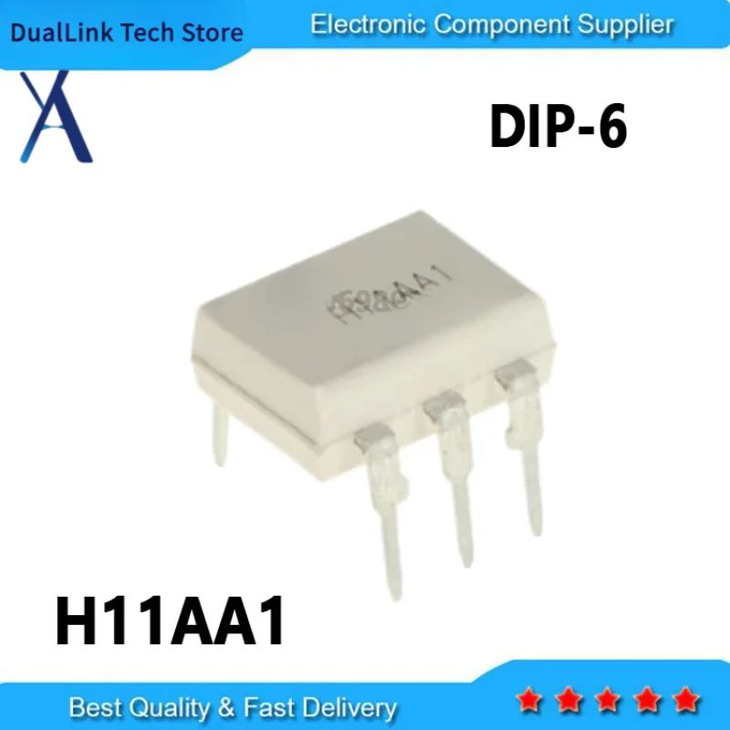 

10PCS New and Original DIP6 ELH11AA1 H11AA1