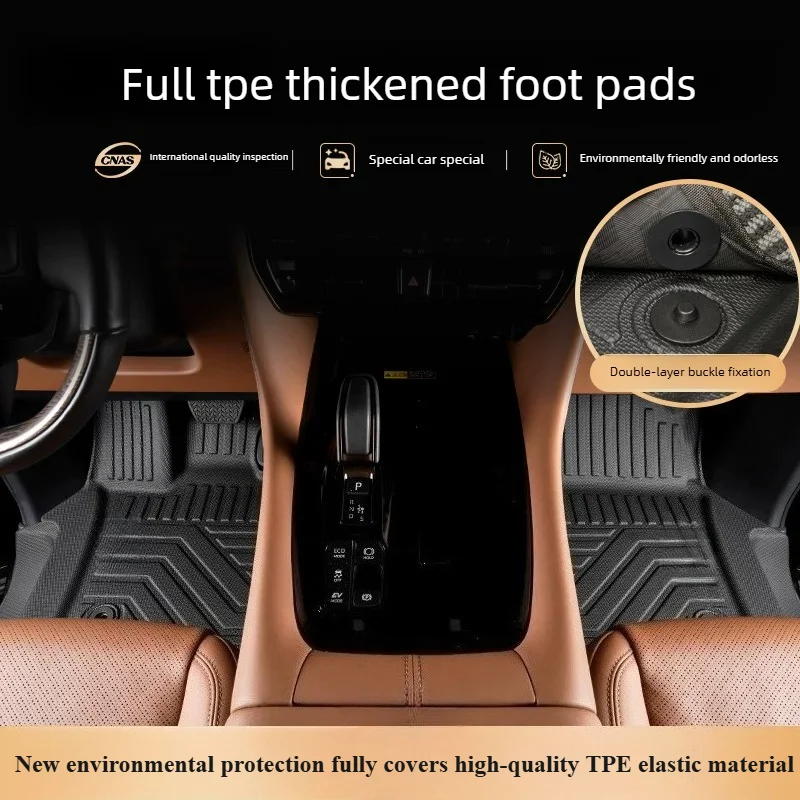 5D TPE Floor Mats For Toyota 08-25 Toyota Alphard Vellfire 20/30/40 Series compatible Lexus LM350/500h full coverage accessories