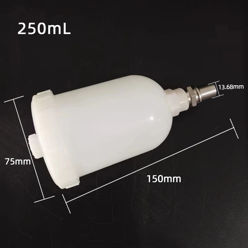 

Suitable For Sata 4400 Small Repair Spray Gun Pot 250ml Car Paint Spray Gun Cup White Plastic Pot Pneumatic Tool Accessories