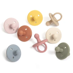 Newborn Dummy Soother Food Grade Silicone Baby Soother Pacifier BPA Free Infant Nipple Soft Nursing Accessories