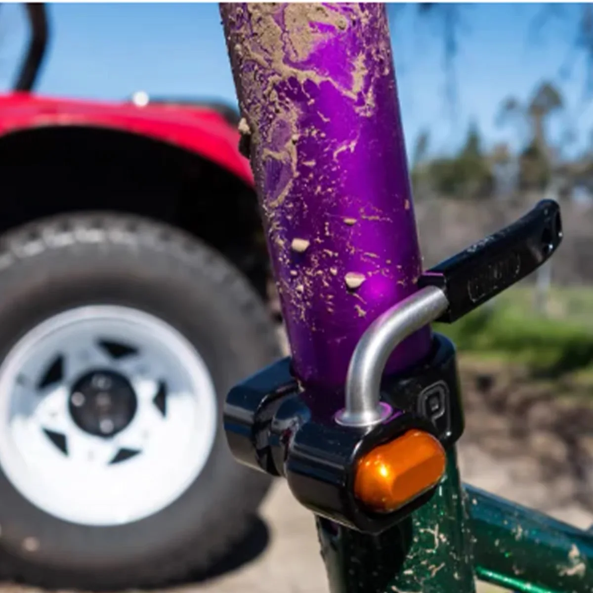 PAUL مقعد آخر طوق الإفراج السريع أنبوب المشبك، مقعد عمود المشبك، قفل قوي للغاية 30 مم سبائك الألومنيوم CNC #1