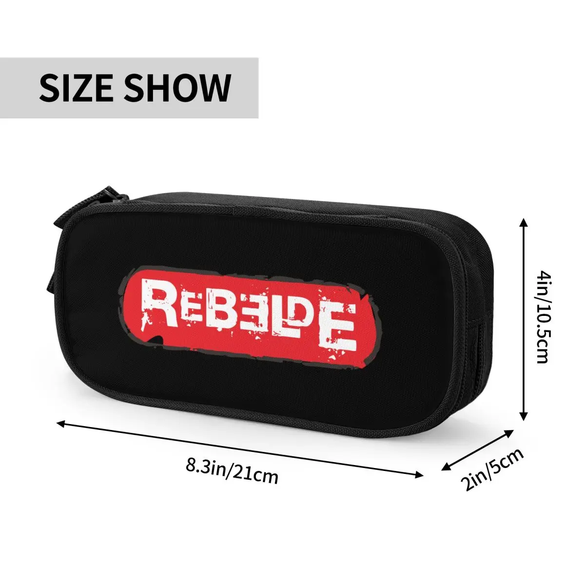 Logo Rebelde Pencil Case Fashion RBD Pen Bags per studenti forniture scolastiche di grande capacità regali Pencilcases