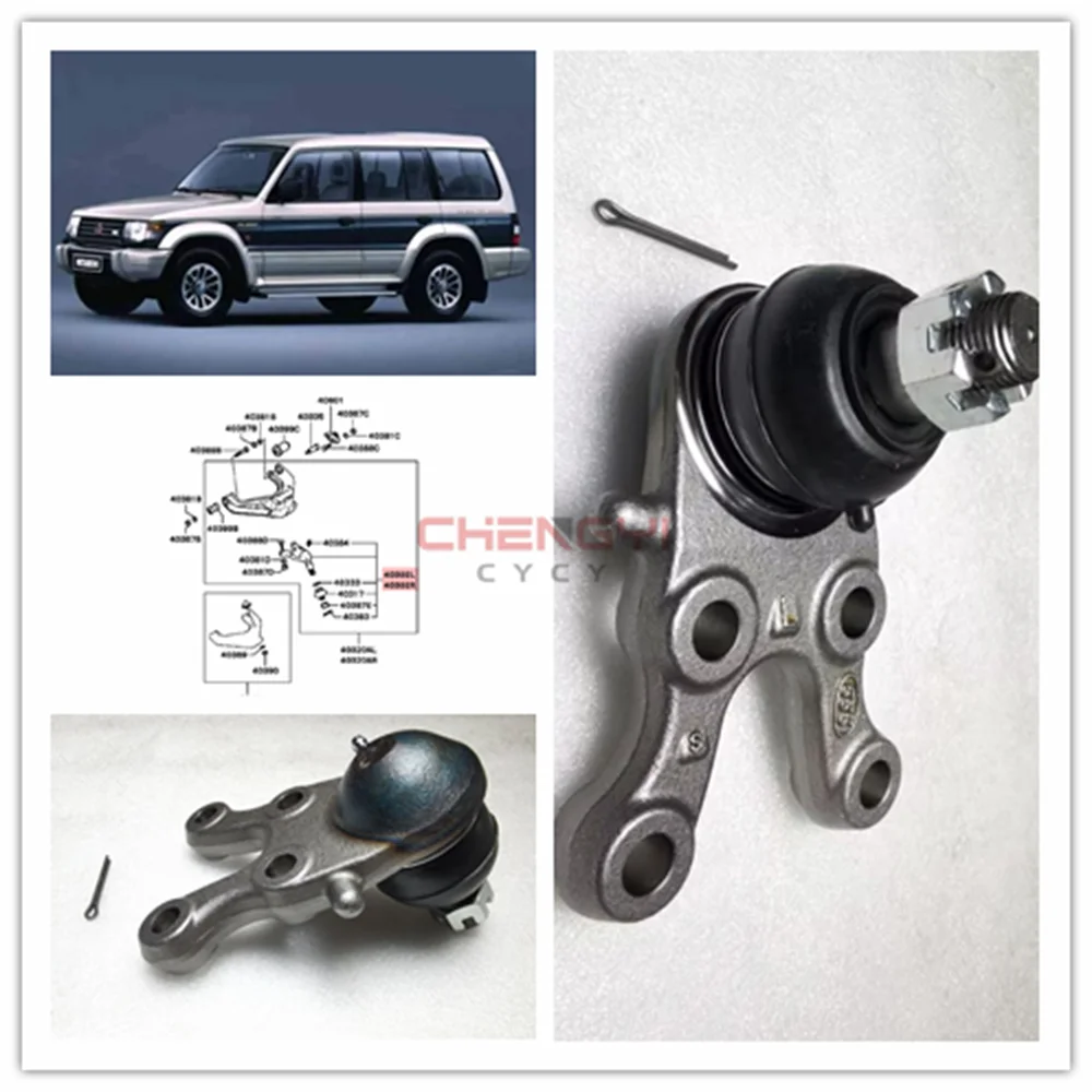 

Front Suspension Lower Arm Ball Joint For Pajero Montero V11W V23W V31W V32W V33W V43W V45W MB831037 MR296269 MB831038 MR296270