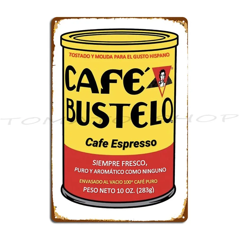 Cafe Bustle Metal Plaque Poster Wall Mural Bar Plates Garage Custom Tin Sign Poster