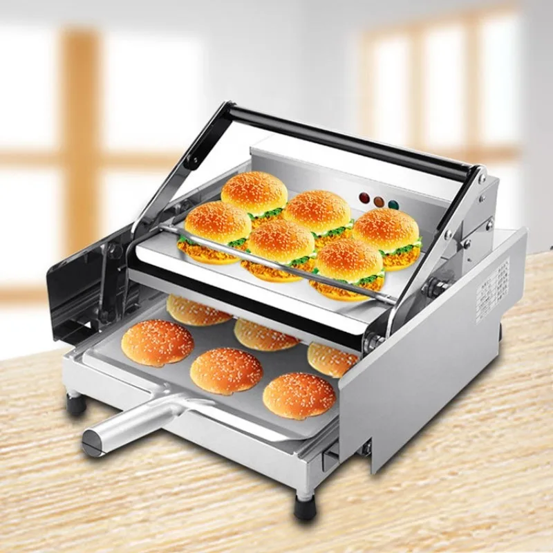 Electric Automatic Burger Patty Making Machine/ KFC Hamburger Burger Bun Maker MachineXR