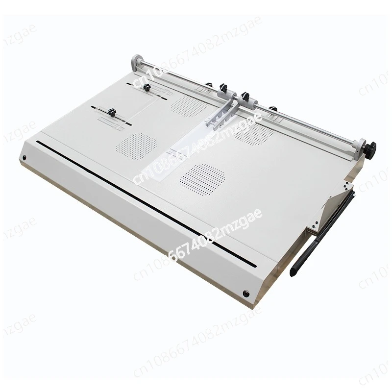 

DC-100K машина для книжных шкафов/обломок/вертикальная установка формата А3/позиционирование + всасывание + резка углов + подшивка в твердом переплете