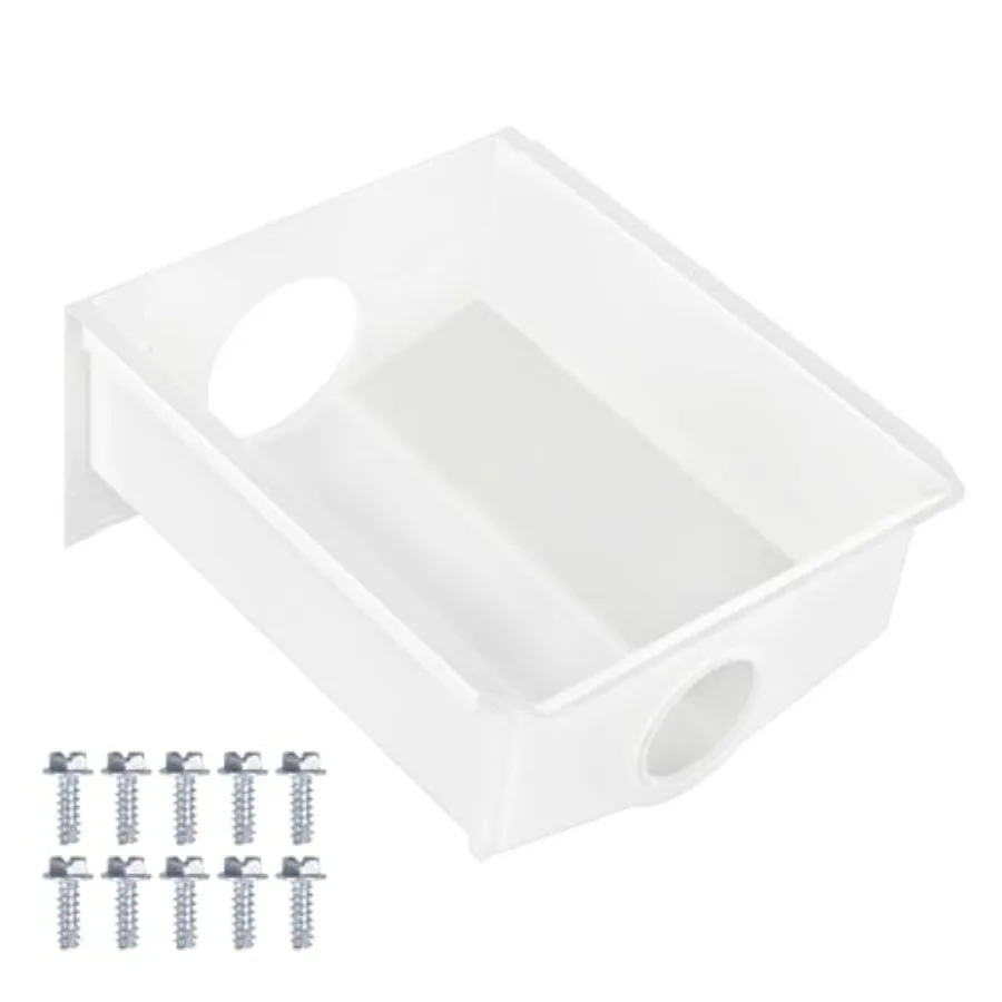 

Upgraded W10670845 Refrigerator Ice Bucket Compatible with Whirlpool Ice Maker Replacement Parts WPW10670845 Removable Ice Bin