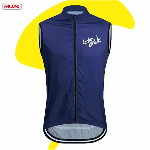 LETS GOBIK Professional Edition Breathable Back Sleeveless Cycling Vest Autumn Shirt Windproof Cycling Jacket Motorcycle