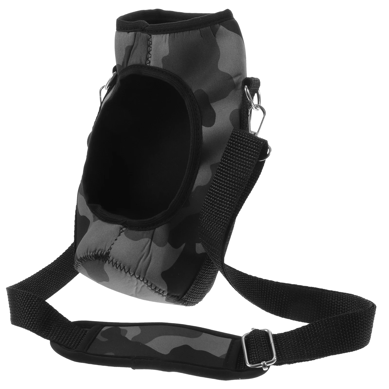 

Water Bottle Sling Bag Shoulder Strap Lightweight Portable Crossbody Carrier For Outdoor Durable Fabric Reusable Easy Carry