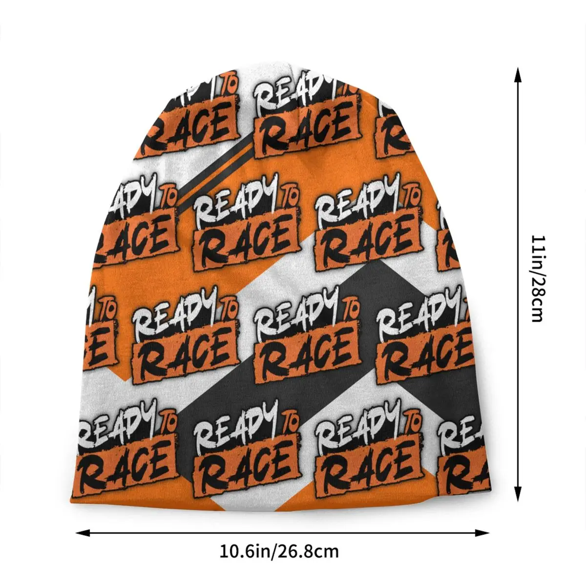 Custom Ready To Race Logo Bonnet Hat Knitting Hat Fashion Unisex Motocross Bitumen Winter Warm Skullies Beanies Caps