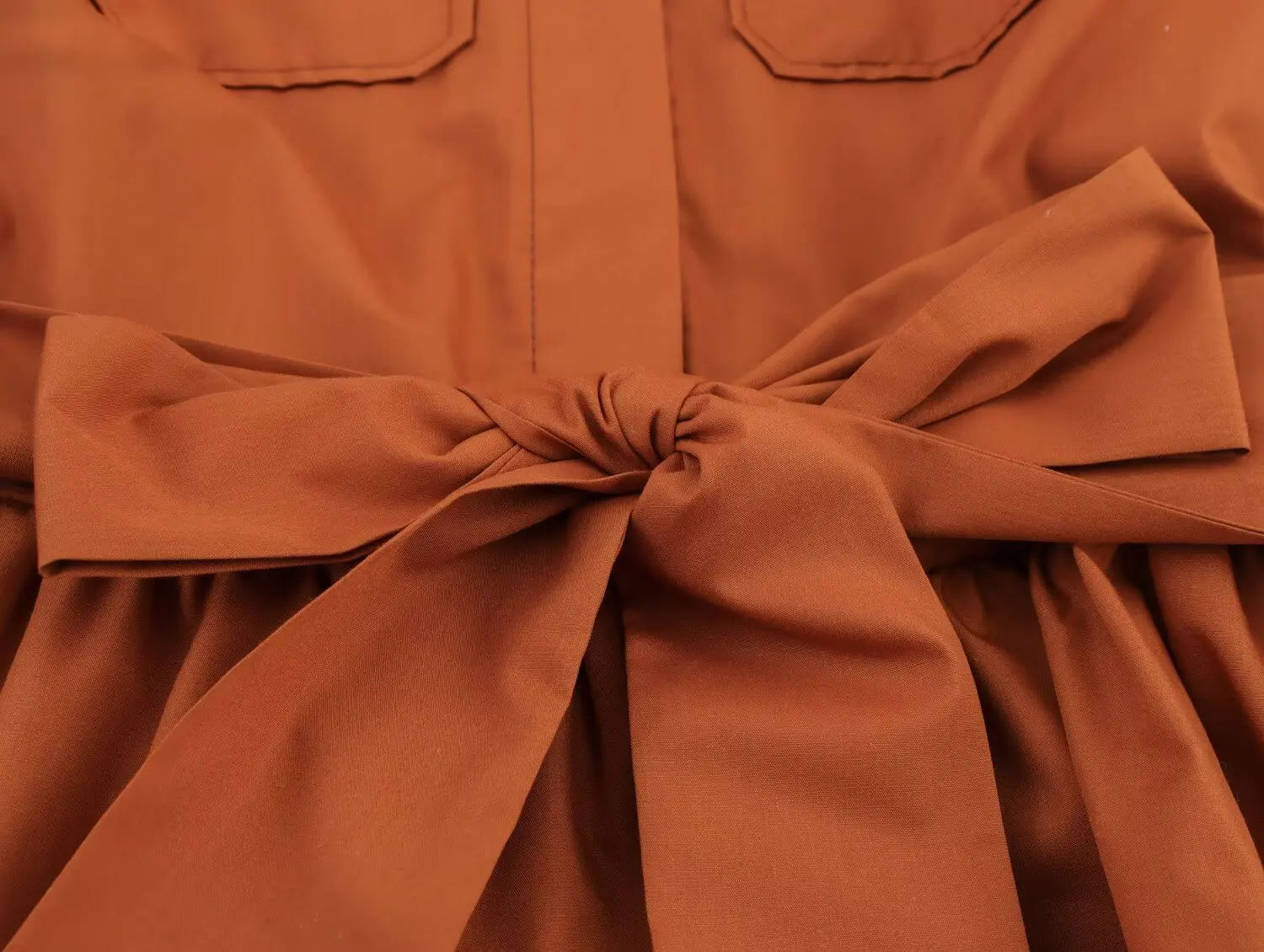 2025RARA صيف جديد المرأة عادية التنقل بسيط كل مباراة البوبلين القوس قميص نمط طويل قصير الأكمام التلبيب فستان