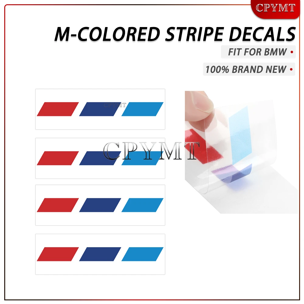 

Fit for BMW Performance G10 G20 G30 E91 E92 E93 320 325 330 335 350 M-Colored Stripe Decals Sticker