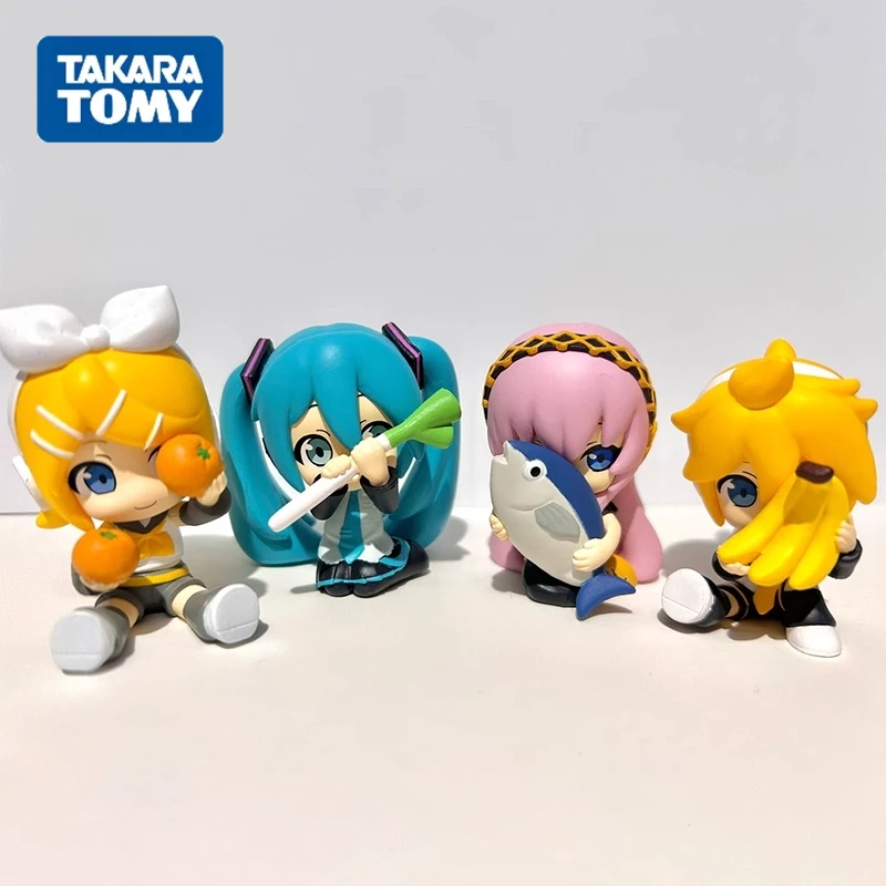 

TOMY Anime Hatsune Miku Gashapon Toys Hide and Seek Series Cartoon Figures Megurine Kagamine Rin Len Model Decoration Dolls Gift