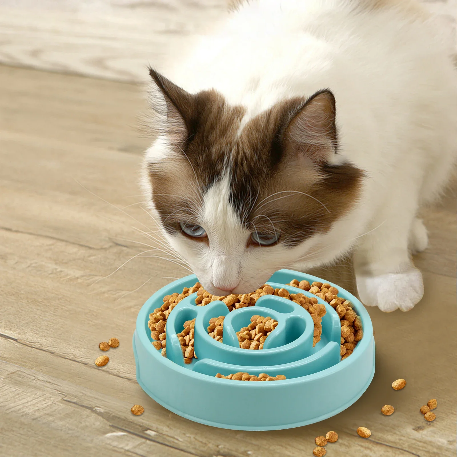 Pet Dog Slow Feeder Bowl Fun Non Slip Anti-Gulping Slower Food Feeding Dishes Eco Dog Bowl for Large Medium Small Dogs Puppy image 6