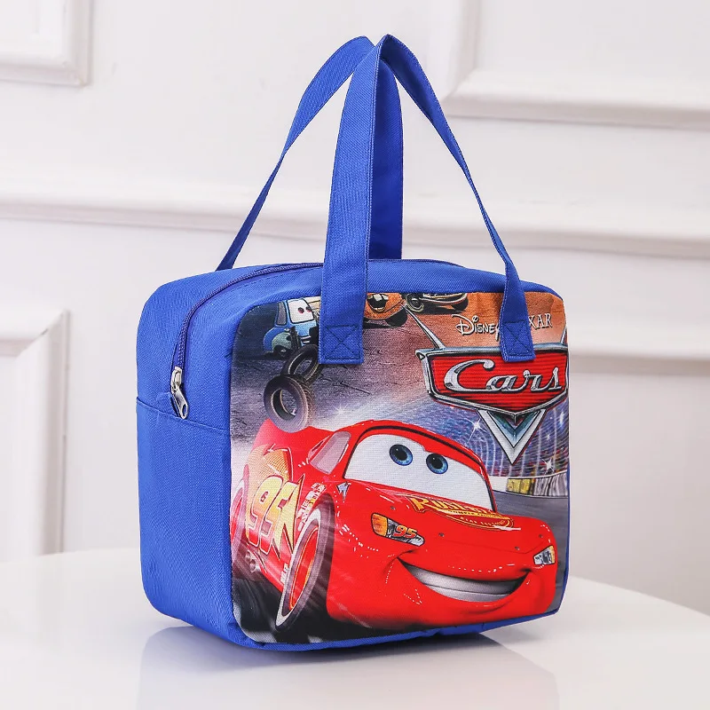 Disney cartoon frozen cars cute lunch box bag handbag Outdoor tote bag