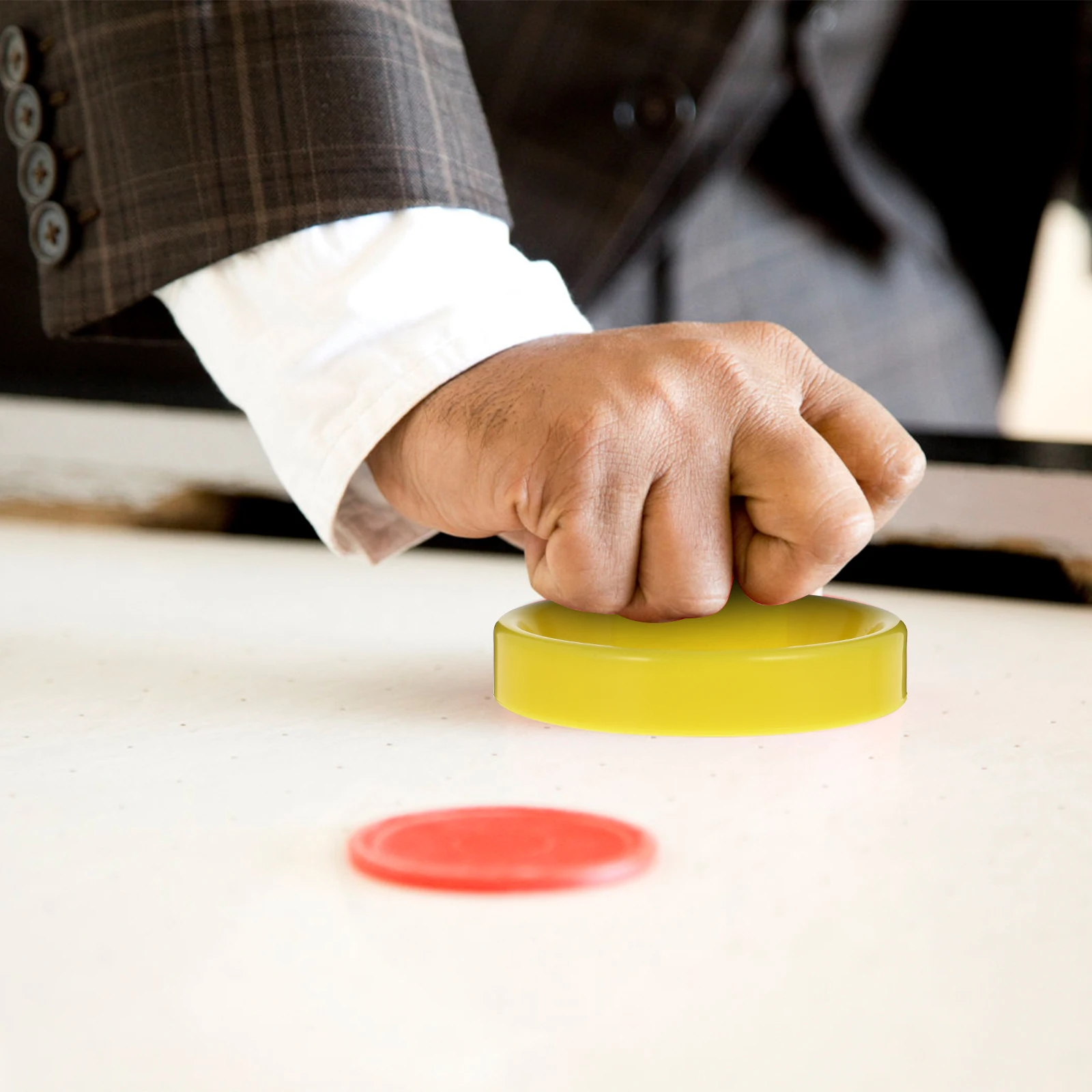 1 مجموعة هوكي الهواء كرات الصولجان استبدال الملحقات لطاولة صغيرة أجزاء بلاستيكية الجدول متعة هوكي الهواء كرات الصولجان