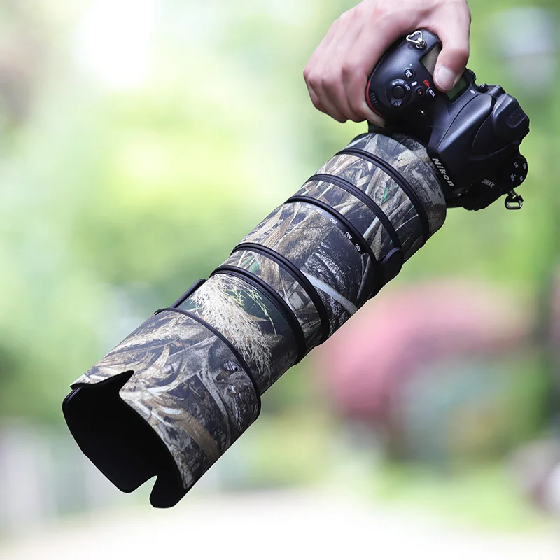 Chasing birds lens coat for NIKON AF-S 80-400mm F4.5-5.6G waterproof and rainproof camo lens coat protective cover nikon 80400