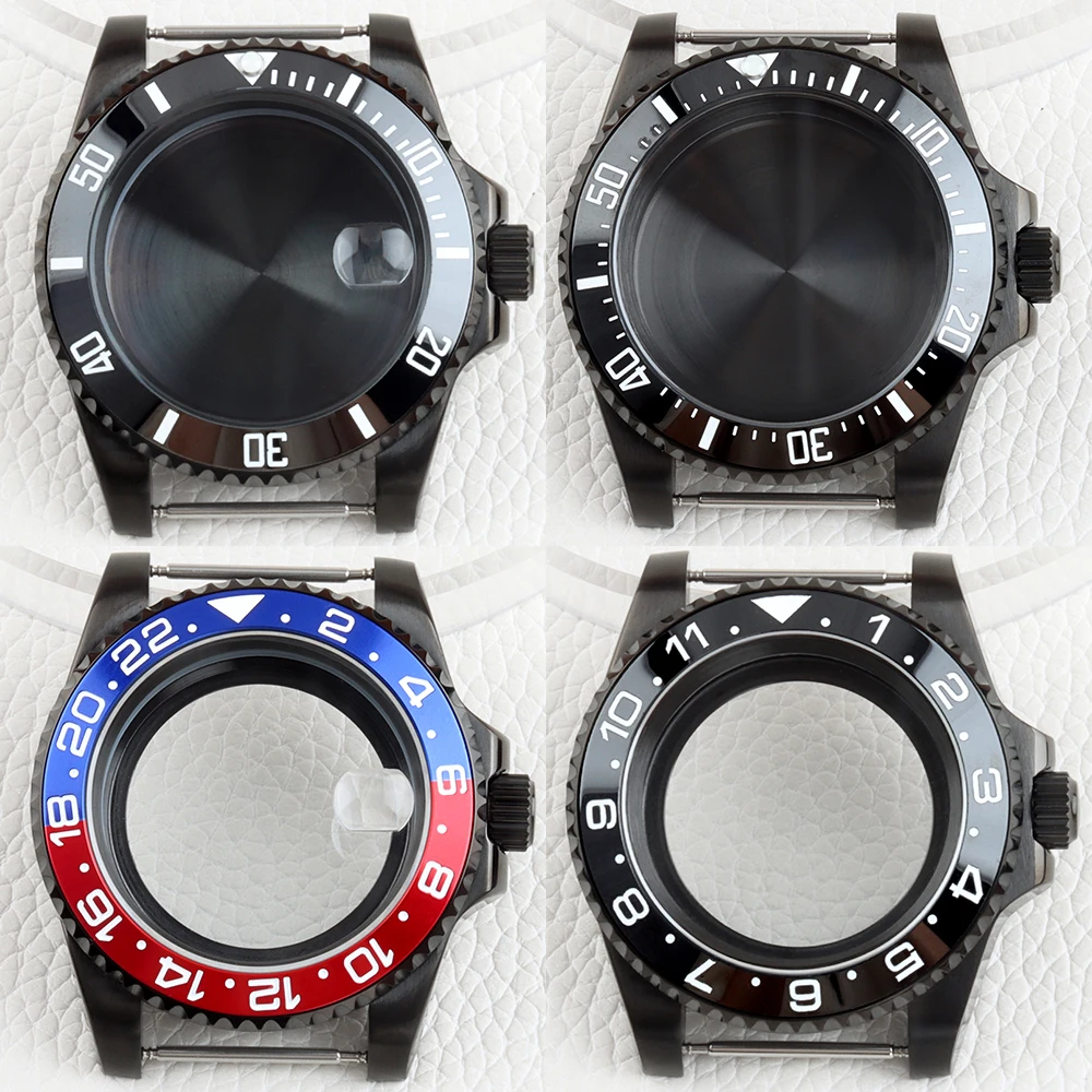 

NH35 Case 40mm Men's Watch Case Accessories for Seiko NH34/NH35/NH36/NH38 Movement Submariner/Gmt/Yacht Watch Parts Sapphire