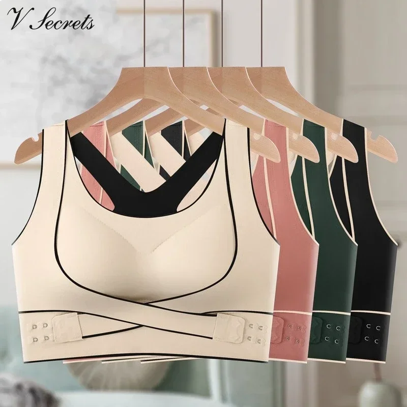 Women Posture Corrector Bras Bralette Humpback Correct Tops Front Closure Sports Underwear Soutien Gorges нижнее белье женское