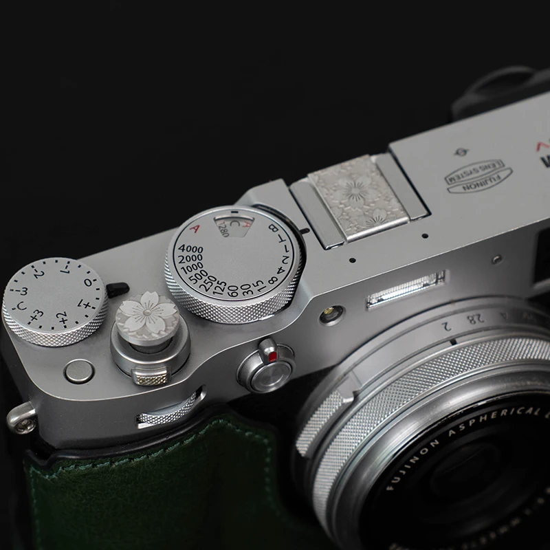 جبل فوجي كاميرا النحاس غطاء الحذاء الساخن زر الإصدار ل Fujifilm XT5 XT20 100Vi 100V XT30 XT50 لايكا نيكون