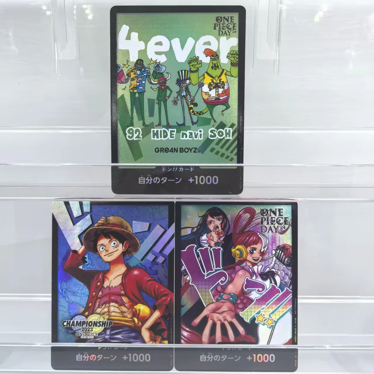 

Одна деталь НЕ!! КАРТКА День sp LIVE DAY1 Обезьяна Д. Луффи Your Turn Championship 23, мировая окончательная классическая игра, аниме-карты, подарочные игрушки