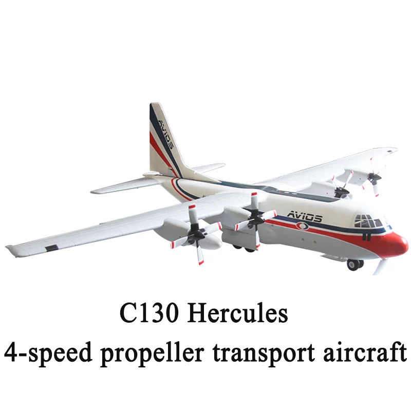 Aircraft Model Remote Control Aircraft C130 Pnp Hercules 4-Engine Propeller Transport Epo Foam Fixed Wing Remote Control Aircraf