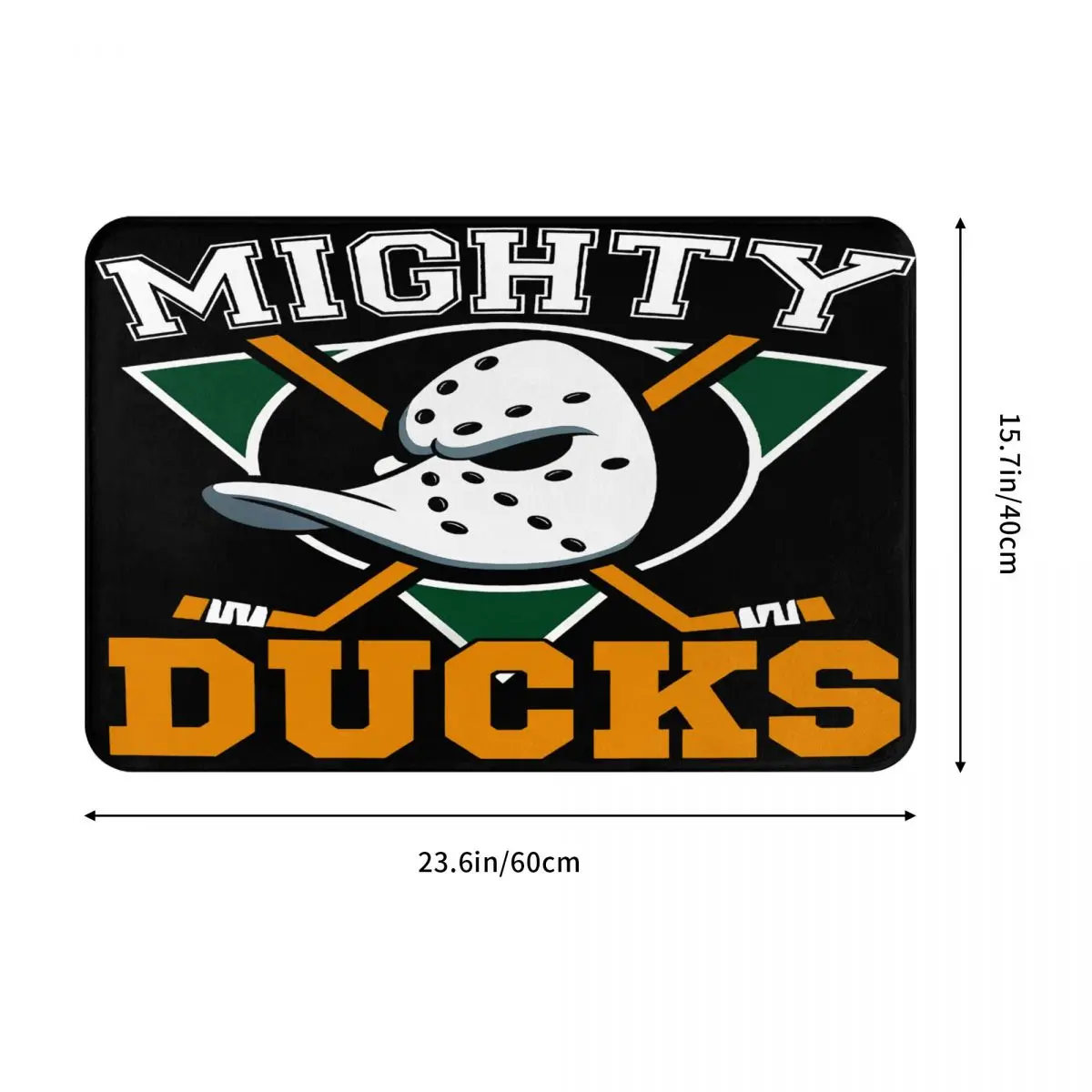 Mighty Hockey Duck Carpet Decor, Mighty Of Love, Home Room Crawl Tappeto, Soggiorno, Area camera da letto, Tappetino antiscivolo