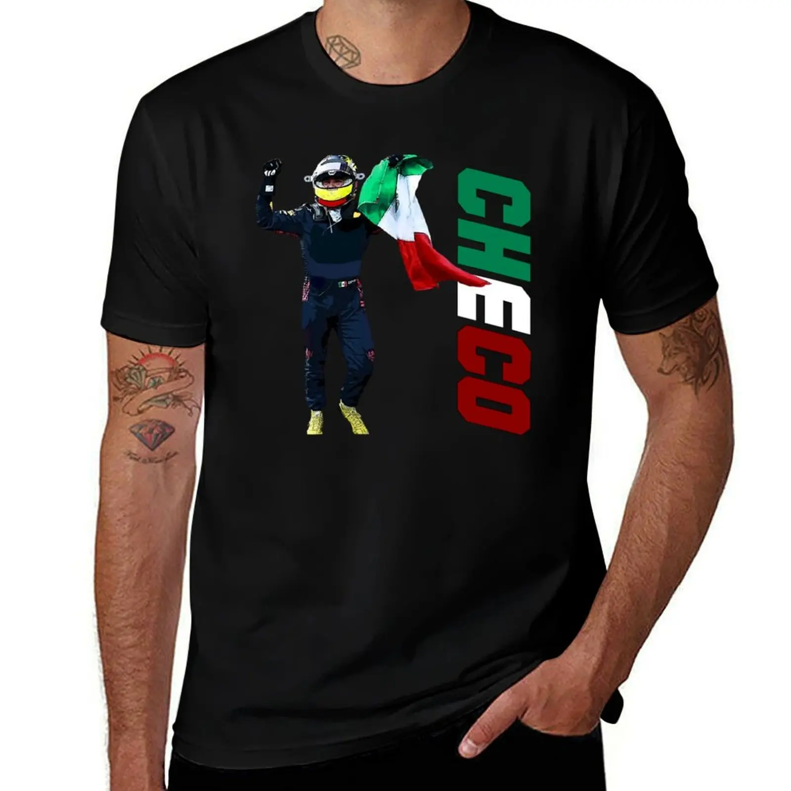 Sergio Perez T-Shirt oversized blacks mens t shirts