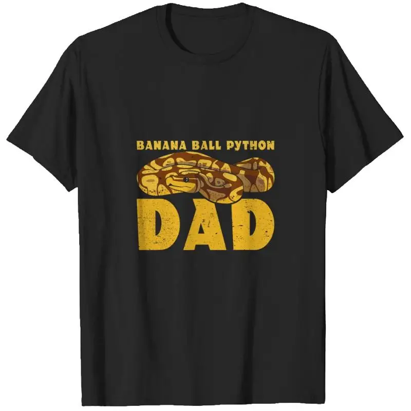 Banana Ball Python Dad Snake Funny T-Shirt
